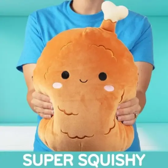 Squishmallows 12-Inch Oksana The Fried Chicken - Official Jazwares Plush - Collectible Food Stuffed Animal Toy - Gift for Kids, Girls & Boys image {2}
