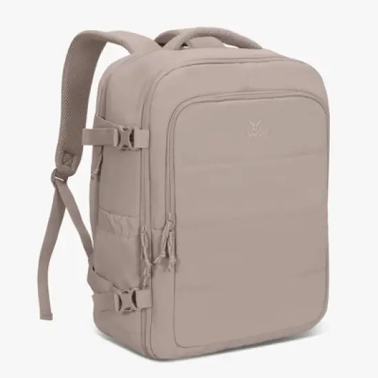 Hynes Eagle 30L Lightweight Puffy Backpack &ndash; Stylish Carry-On Travel Bag with Laptop Sleeve image {2}