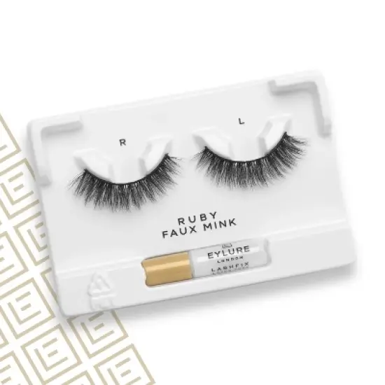 Eylure Luxe Faux Mink Ruby False Eyelashes - 1pr image {1}