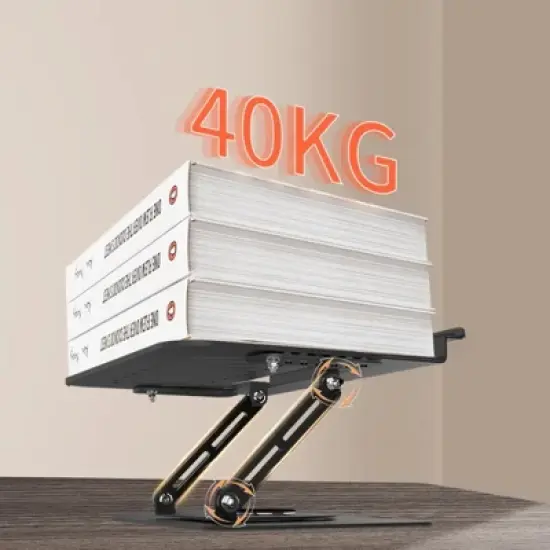 Scarlet Scope 360&iexcl; Rotating Adjustable Metal Cookbook Stand image {5}