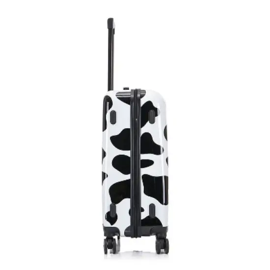 InUSA PRINTS Lightweight Hardside Medium Checked Spinner Suitcase - Cow image {5}