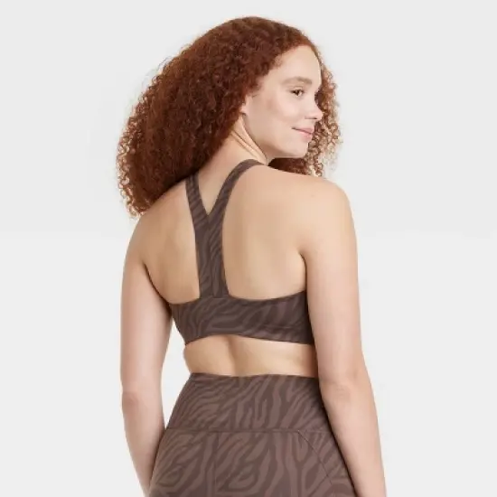 Women's Light Support Brushed Sculpt Unpadded Bra - All in Motion&trade; image {3}