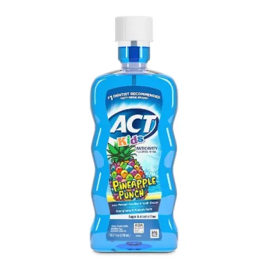 ACT Kids Pineapple Punch Mouth Wash - 16.9 fl oz image {4}