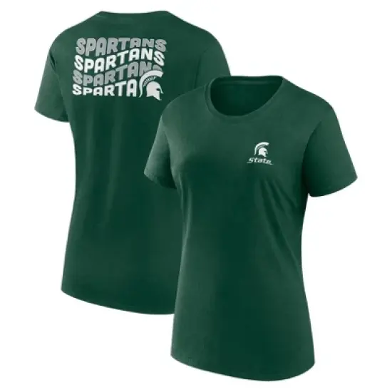NCAA Michigan State Spartans Women's Bi-Blend Crew T-Shirt image {2}