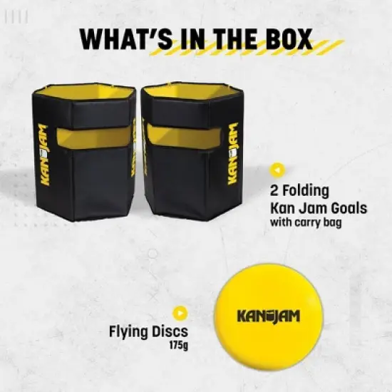 Eastpoint KanJam Travel: Toss Game Sets, Ages 8+, 2-4 Players, Polyester Material image {1}