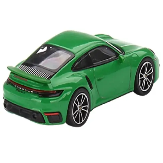 Porsche 911 Turbo S Python Green Limited Edition to 3000 pieces Worldwide 1/64 Diecast Model Car by True Scale Miniatures image {2}