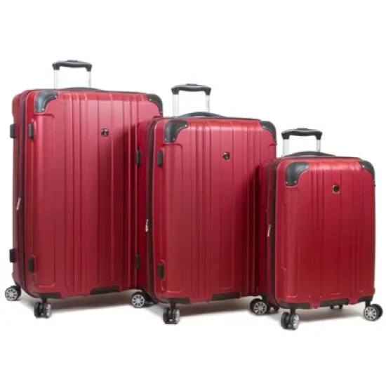 Dejuno Kingsley 3-Piece Hardside Spinner Luggage Set With TSA Lock image {8}