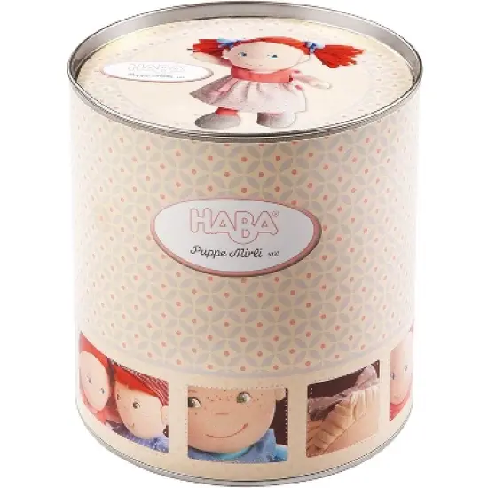 HABA Soft Doll Mirli 8" - First Baby Doll with Red Pigtails image {8}
