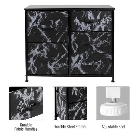 Sorbus Drawer Dresser Nightstand for Bedroom Home and More image {2}