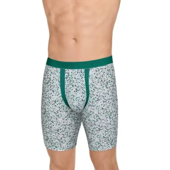 Jockey Men's Chafe Proof Pouch Cotton Stretch 8.5" Long Leg Box image {7}