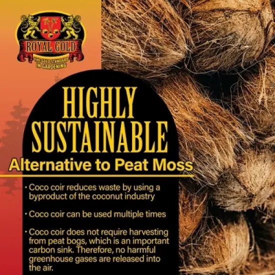 Royal Gold Coco & Perlite 70-30 Premium Soilless Growing Medium Blend, 1.76 Cu Ft image {4}