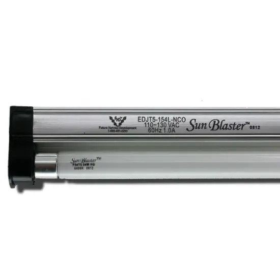 Sunblaster SL0900174 T5HO 54-Watt 6400K 4-Feet High-Output Fluorescent Horticultural Plant-Growing Light Fixture Kit, Natural image {1}