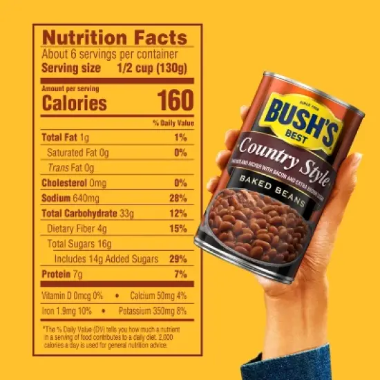 Bush's Country Style Baked Beans - 28oz image {1}