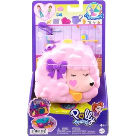 Polly Pocket Groom & Glam Poodle Compact Playset image {6}