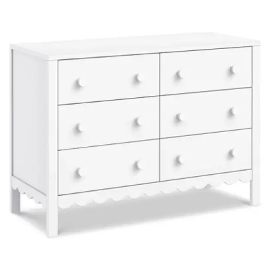 DaVinci Sammy Scallop 6 Drawer Dresser image {11}