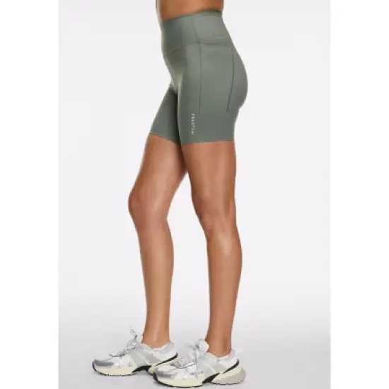 Peloton Women's Cadent High Rise Pocket Bike Short 7", Castor Gray image {1}