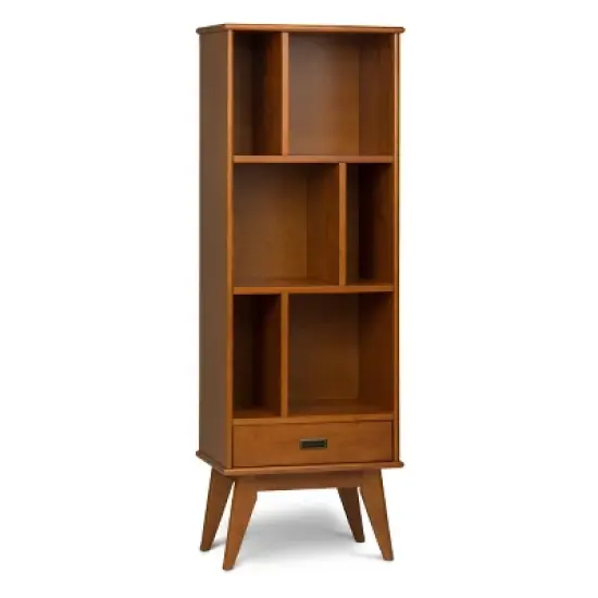 Tierney Solid Hardwood Mid Century Bookcase and Storage Unit  - WyndenHall image {11}