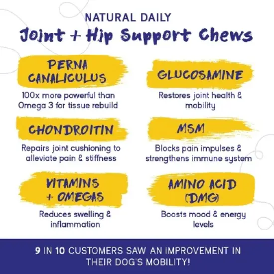PupGrade Joint Support Chew Supplement for Dogs - 60 Count image {2}