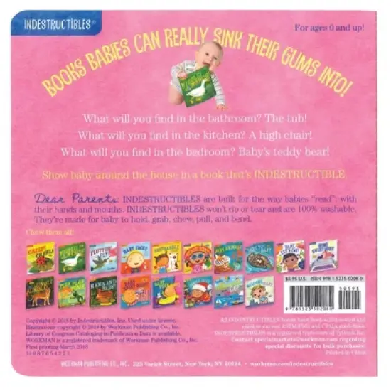 Indestructibles Basic Word Book Set for Infant and Toddlers - Set of 6 image {3}