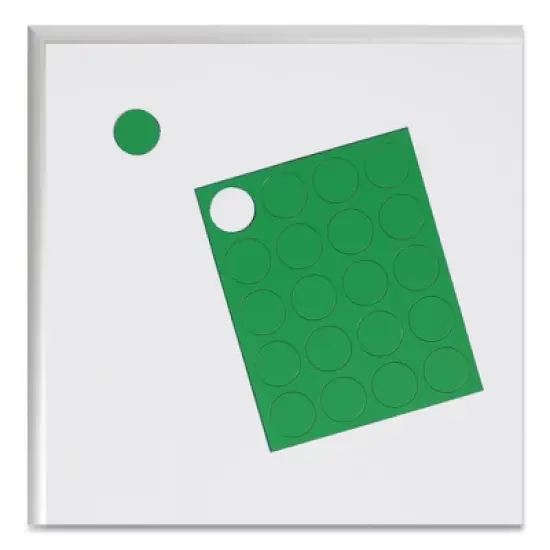 U Brands Heavy-Duty Board Magnets, Circles, Green, 0.75" Diameter, 20/Pack image {4}