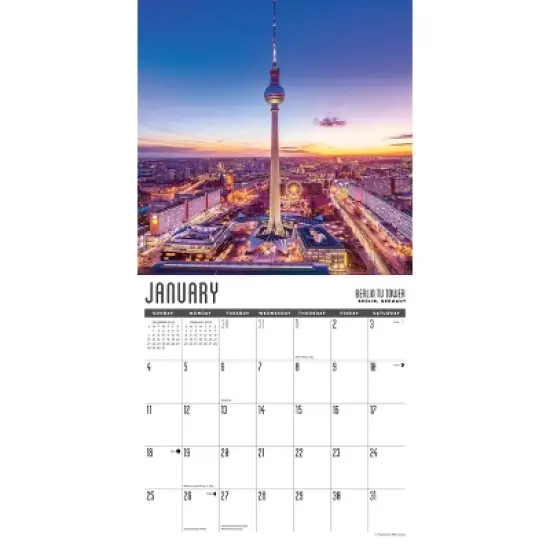 Willow Creek Press 2026 Travel Junkie Wall Calendar image {2}