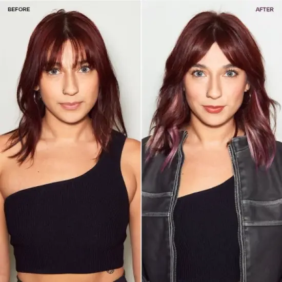 Overtone Misty Magenta Hair Mask- Semi-Permanent Hair Dye & Color Conditioner- Vegan, Ammonia-Free, Cotton Candy Pink for Brown & Blonde Hair image {3}