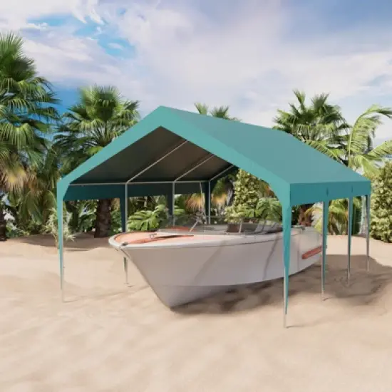 Heavy Duty Carport Outdoor Car Canopy UV Resistant Waterproof Party Tent All-Season Portable Garage Gazebo Shelter image {5}