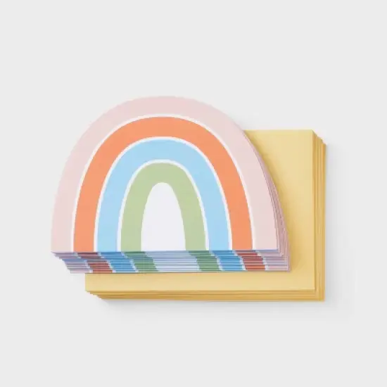 24ct Rainbow Note Card Set with Envelopes Blank Inside - Spritz&trade; image {3}