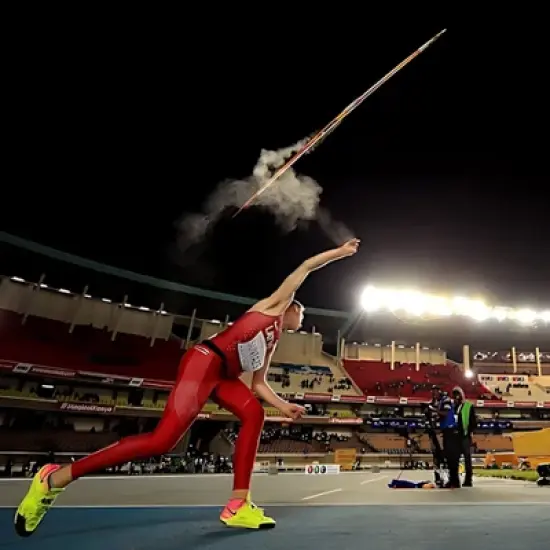 Amber Fight Gear Conqueror 300 Mastering Track and Field Competition Throws with The IAAF Certified Javelin, 800gm 90m, Color May Vary image {6}