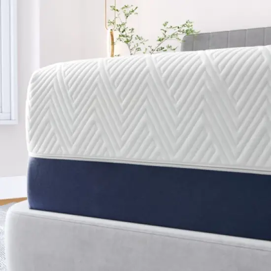 Twolike 12 Inches Medium Feeling Memory Foam Mattress Infused Gel for Cool & Comfort Sleep, Fit for All Sleep Position image {1}