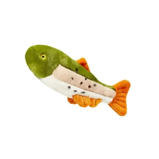 Fluff and Tuff Ruby the Rainbow Trout Dog Toy - 14" image {3}