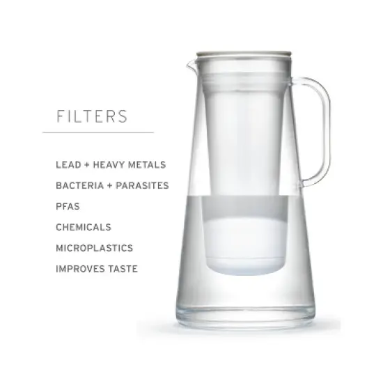 LifeStraw Home 7 Cup Plastic Water Filter Pitcher image {3}