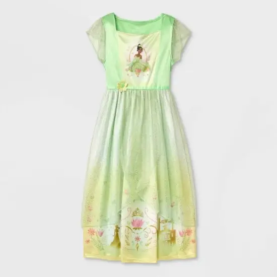 Girls' Disney Princess Tiana's Palace NightGown - Green image {3}