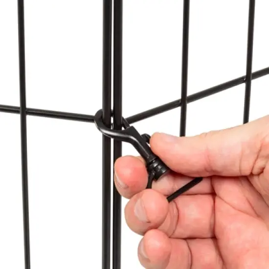 IRIS USA Exercise 8 Panel Wire Metal Pet Playpen for Dog image {5}