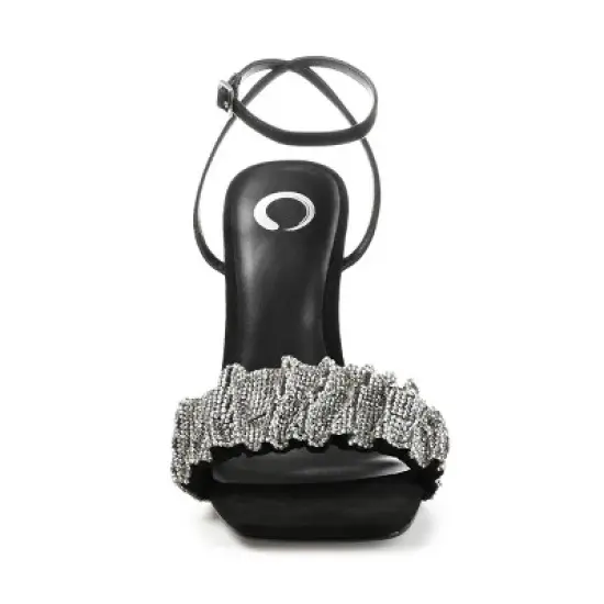 Journee Collection Womens Arlette Tru Comfort Foam Open Toe High Stiletto Pumps image {5}