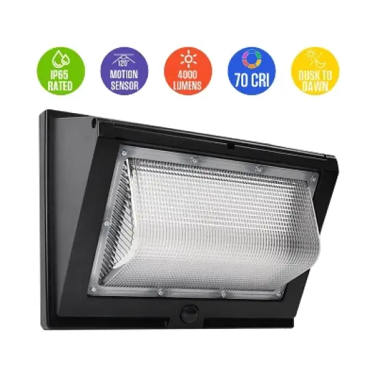 Westinghouse LED Solar Powered Motion-Activated Area Light, 4000 Lumens image {1}