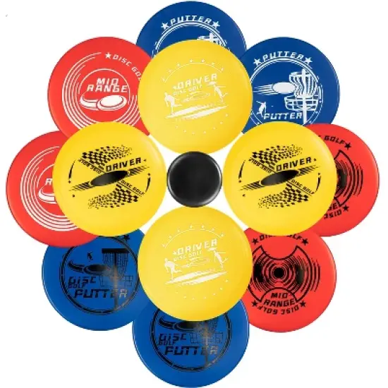 PLAYAPUT Flying Discs,Assorted Colors, Set of 12 image {1}