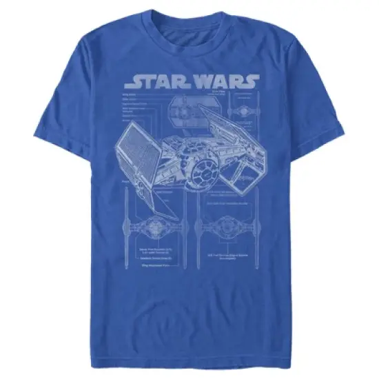 Men's Star Wars TIE Fighterprint T-Shirt image {9}