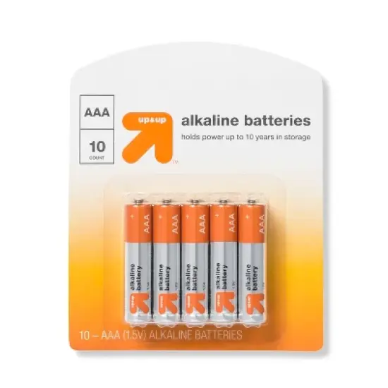 AAA Batteries - Alkaline Battery - up & up&trade; image {2}