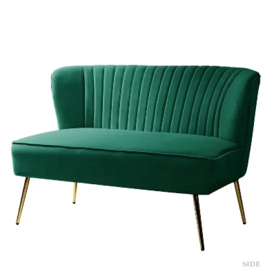 Velvet Nicolas Loveseat Sofa | Karat Home image {17}