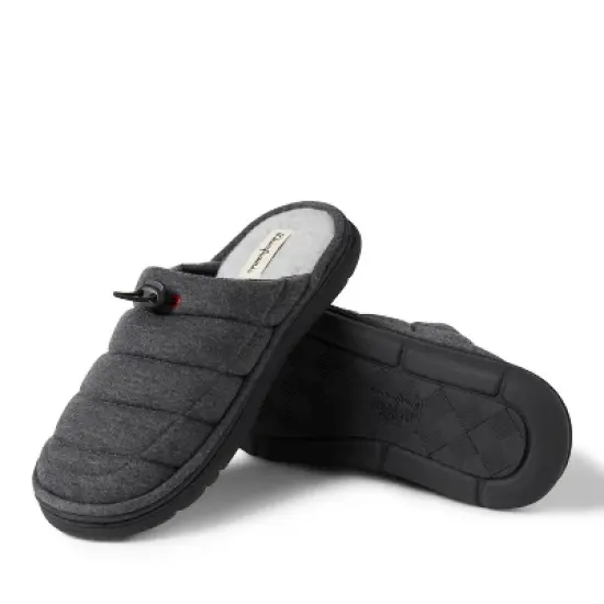 Dearfoams Men's Austin Quilted Sweatshirt Scuff Slippers image {1}