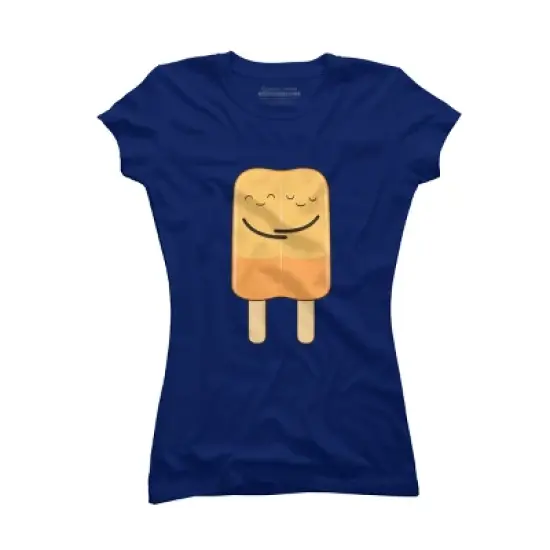 Junior's Design By Humans Popsicle hug By kimvervuurt T-Shirt image {5}