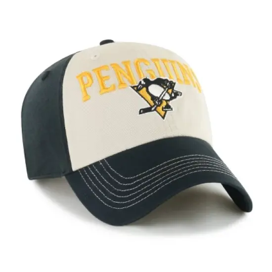 NHL Pittsburgh Penguins Sprague Hat: Cotton Twill, Adjustable Strap, Team Logo Design image {1}