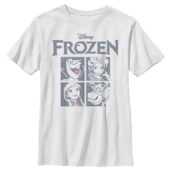 Boy's Frozen Character Squares T-Shirt image {3}