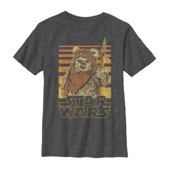 Boy's Star Wars Wicket Ewok Stripes T-Shirt image {4}