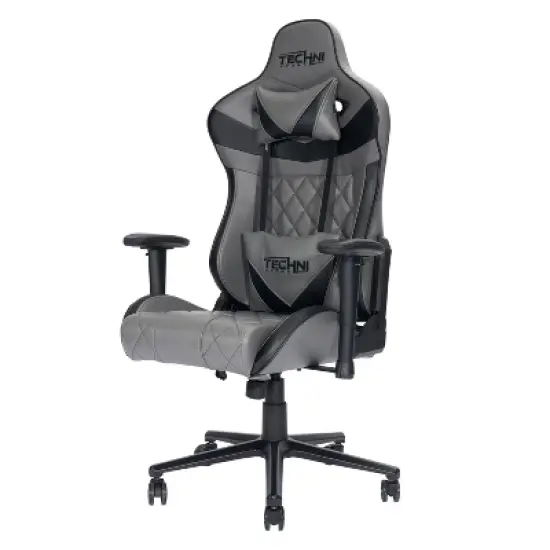 Kumasinova XL Ergonomics Gaming Chair 360&deg;Swivel Office Chairs with Head&Lumbar Pillow,90-150&deg;Recliner Chair for Office&Home,350lbs Max, Gray image {5}
