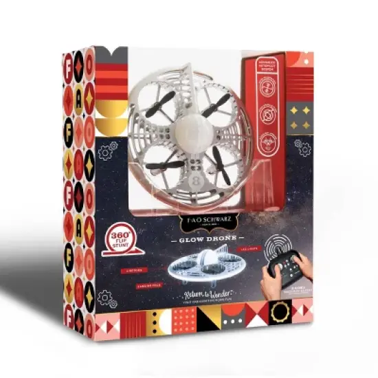 FAO Schwarz Glow Drone LED Stunt UFO image {4}