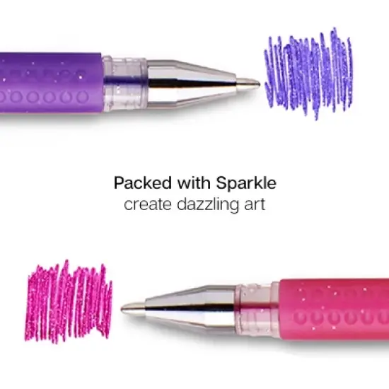 KINGART Gel Pens, Soft Grip, 24 Pink & Purple Tone Colors image {3}