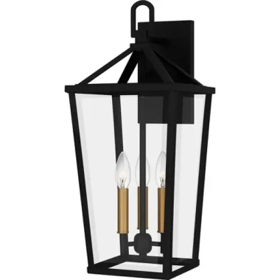 Quoizel Lighting Hull 3 - Light Sconce in  Matte Black image {1}