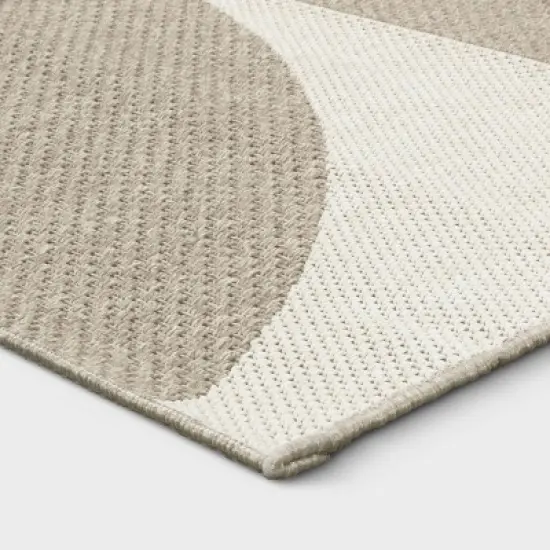 Grace Geo Circle Indoor/Outdoor Rug - Tan - Project 62&trade; image {2}